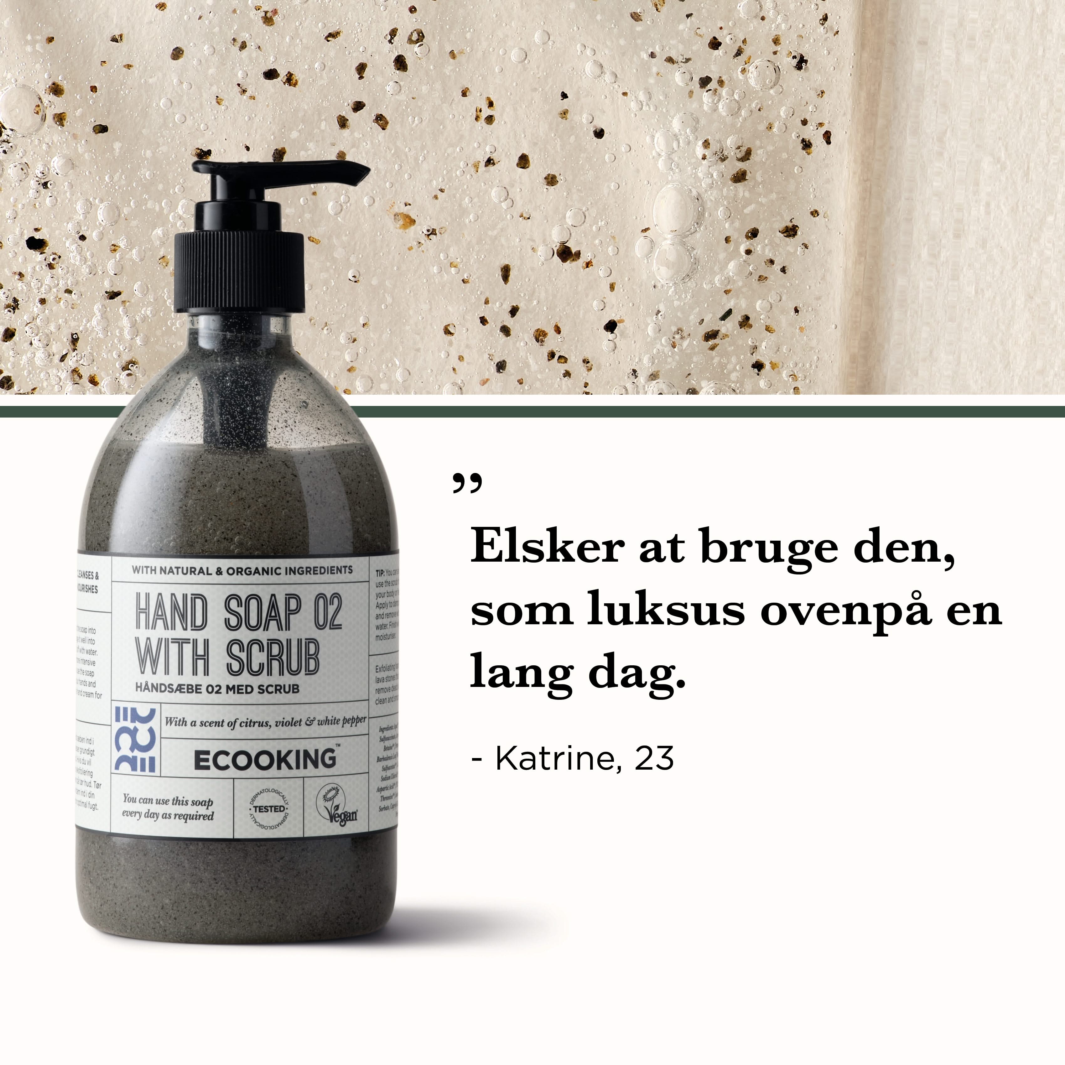 Håndsæbe 02 Med Scrub 500 ml