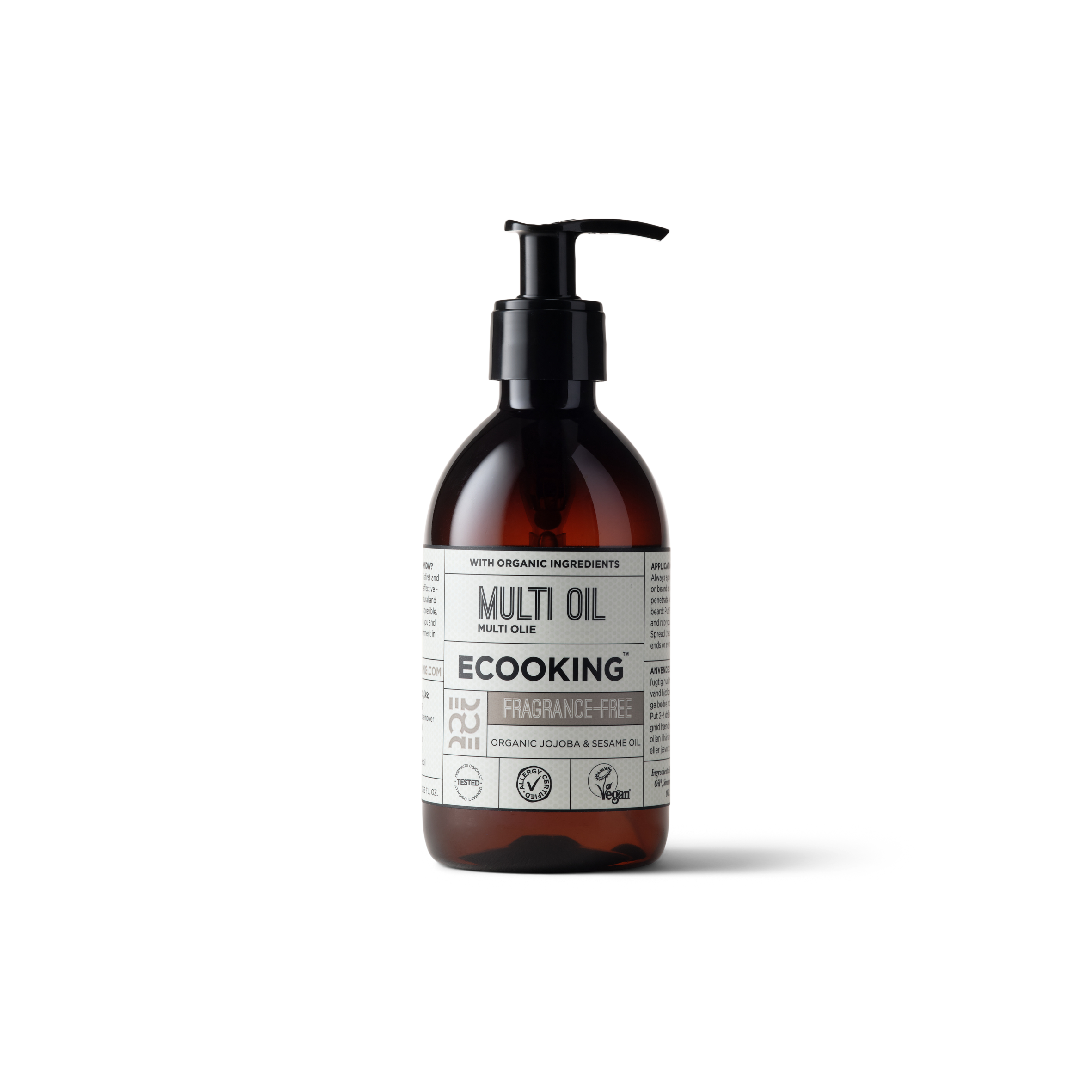 Multi Olie Parfumefri 300ml med pumpe fra ECOOKING